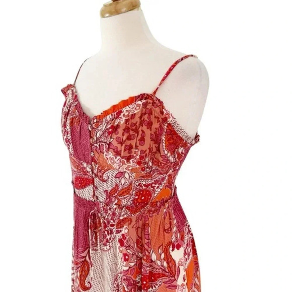 Bila77 Ludlow Boho Patchwork Print Midi Dress Size XS NWT - Picture 6 of 11